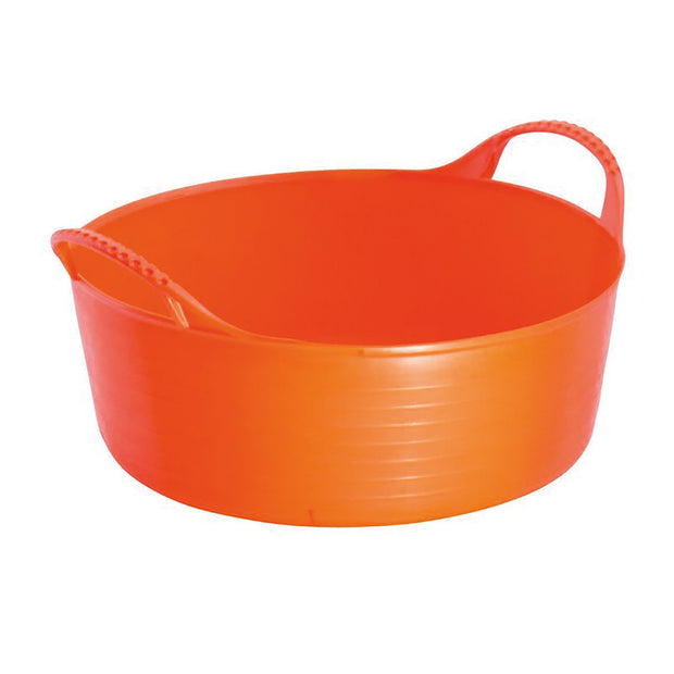 Red Gorilla Bucket Small / Orange Gorilla Tubtrug Flexible Shallow