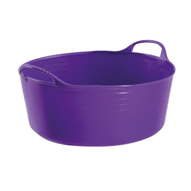 Red Gorilla Bucket Small / Purple Gorilla Tubtrug Flexible Shallow