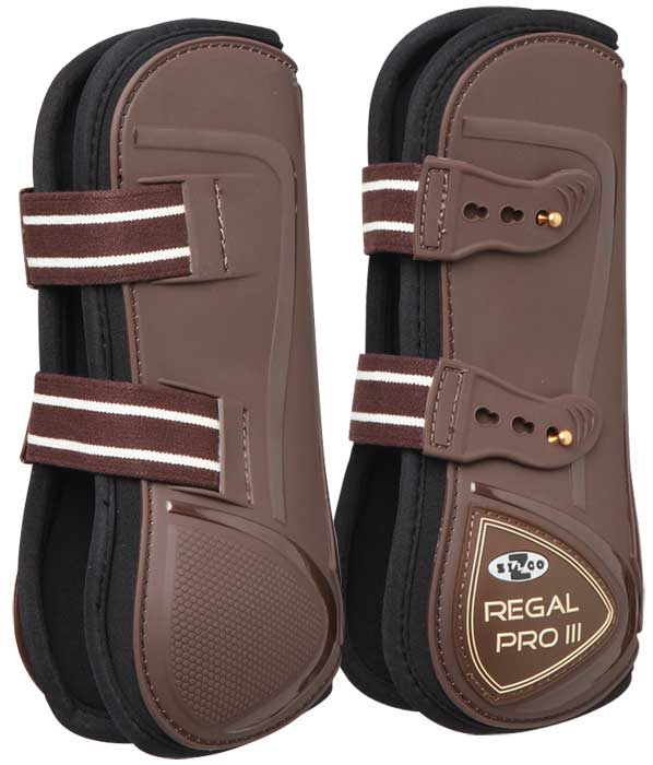 Regal Horse Boots Brown Regal Pro MkIII Tendon Boots