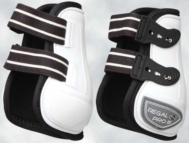Regal Horse Boots White Regal Pro MkIII Fetlock Boots