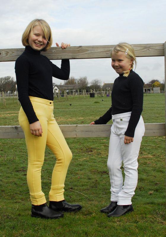 Rhinegold Jodhpurs 28 waist / Black Rhinegold Childrens Essential Jodhpurs Black 28" CLEARANCE