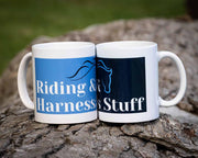 Riding & Harness Stuff Mugs Light Blue Plain Branded Carriage Driving Gift Mugs