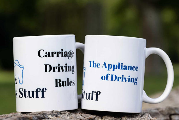 Riding & Harness Stuff Mugs The Appliance of Driving Carriage Driving Gift Mugs