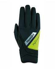 Roeckl Gloves 7 / Black/Yellow Roeckl Winter Waregem Riding Gloves