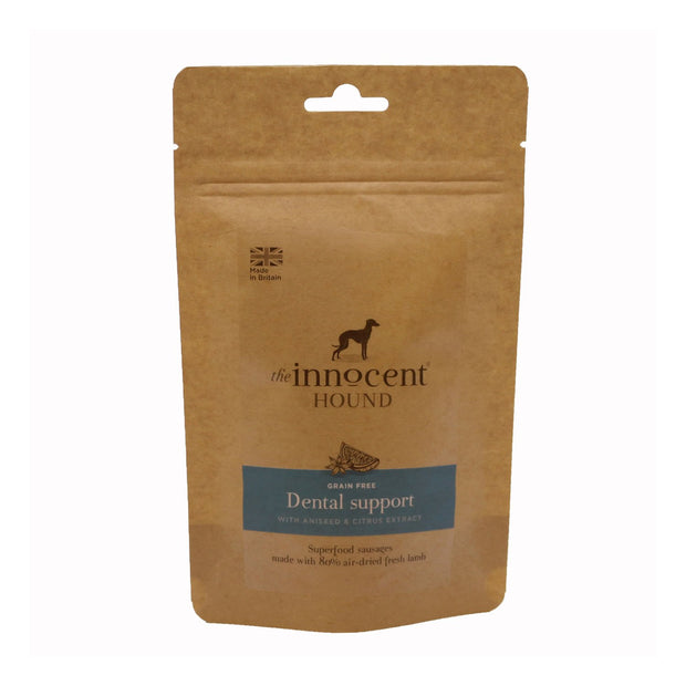 The Innocent Hound Dog Treat The Innocent Hound Dental Support Sausage Treats