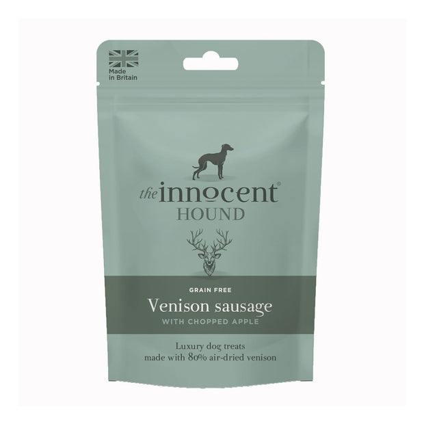 The Innocent Hound Dog Treat The Innocent Hound Venison Sausage With Chopped Apple Treats
