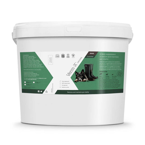 Verm-X Supplements 1.3 Kg Tub Verm-X Herbal Crunchies For Dogs