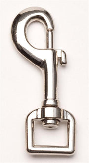 Zilco 19mm Medium Weight Die Cast Nickel Plate Snap Hook - Square Eye