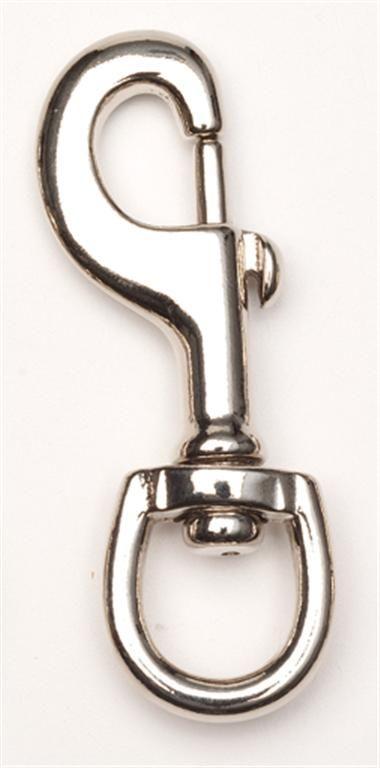 Zilco 21mm Snap Hooks Nickel Plated - Round Eye
