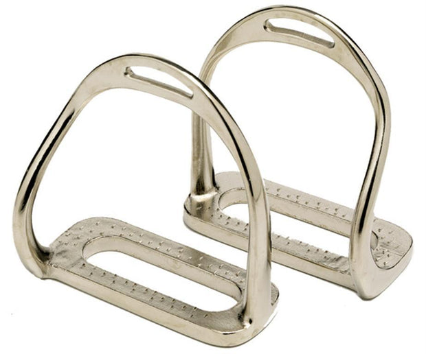 Zilco 4.5" (11.5cm) Zilco Safety Stirrups Nickel Plate