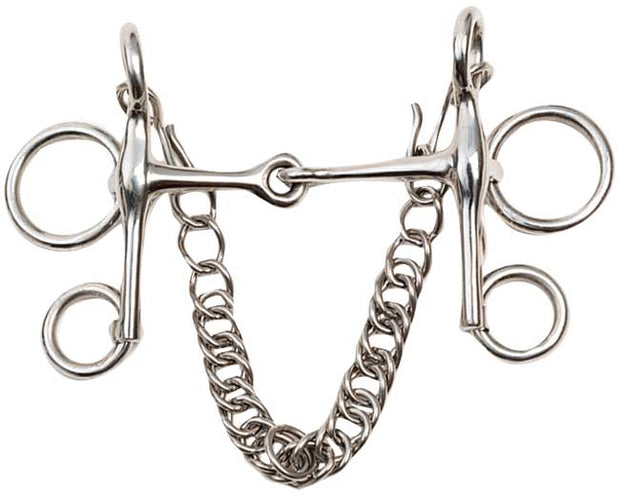Zilco Bits 4" Jointed Mouth Rugby Pelham