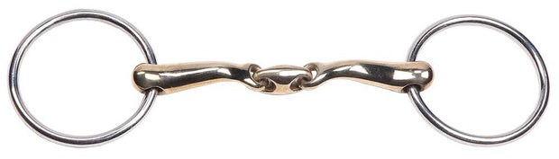 Zilco Bits 5" Curved Gold Training Snaffle