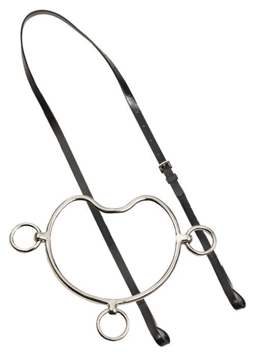 Zilco Bits Anti Rearing Chifney Bit & Strap - Stainless Steel
