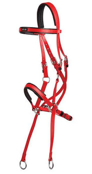 Zilco Bridle Arab / Red Zilco Bitless Bridle