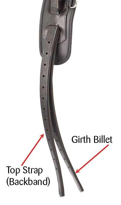 Zilco Driving Harness Billet Strap for Quick Hitch Saddle