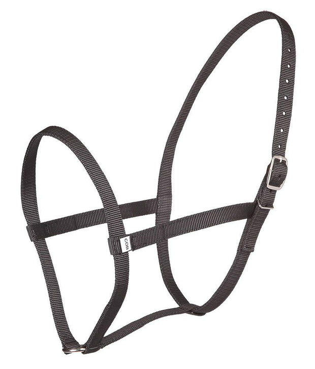 Zilco Headcollar Black / Pony Zilco Driving Underhalter - Soft Weave PP Web