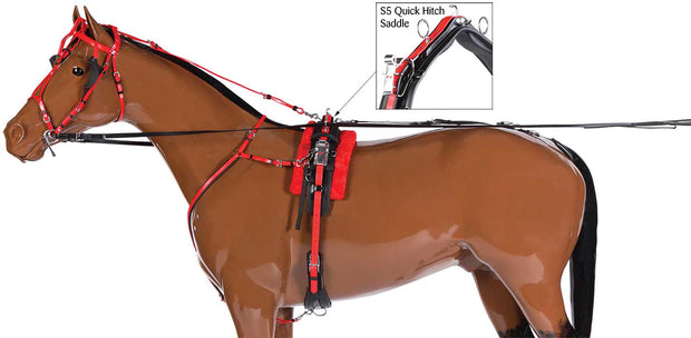 Zilco Black QH H105 Harness - Australia & New Zealand