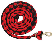Zilco Lead Rope Black/Red Plaited Nylon Lead Rope