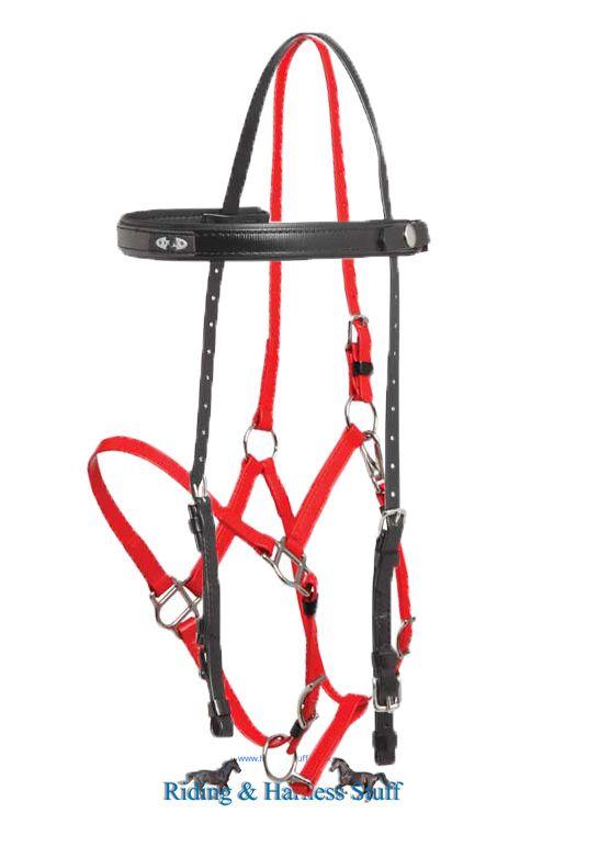 Zilco Black / Red Zilco Deluxe Endurance Bridle Complete - Arab