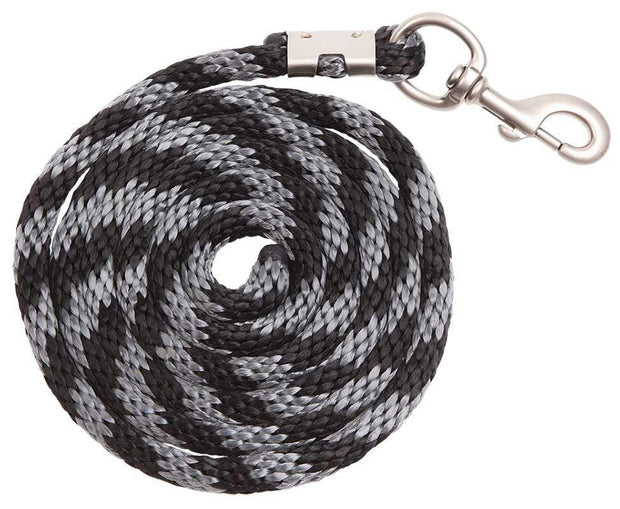 Zilco Lead Rope Black/Silver Braided PP Lead