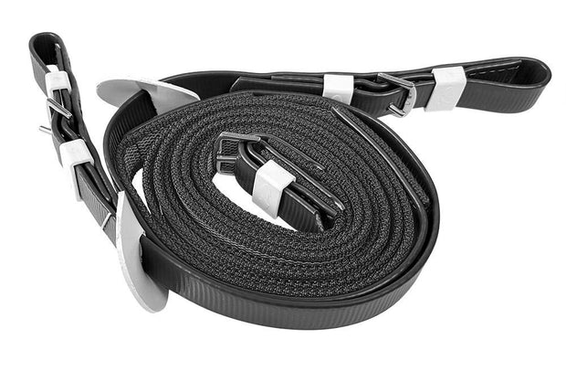 Zilco Bridle Black/White / Pony Zilco S Grip Reins