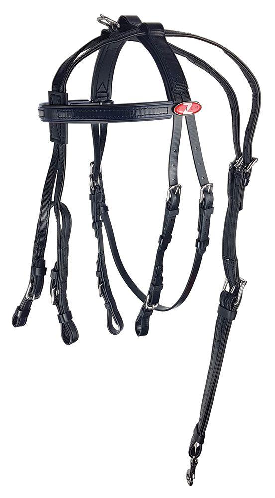 Zilco Black Zilco Harness Bridle & Headcheck