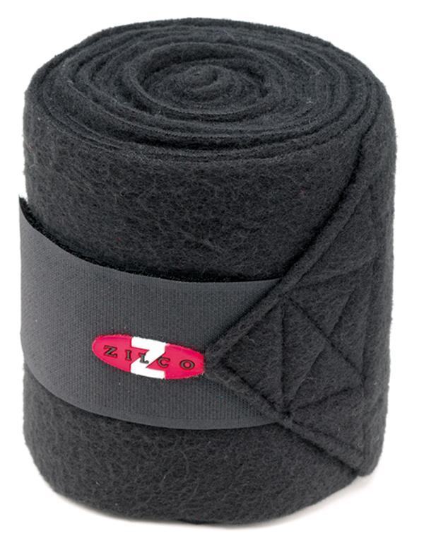 Zilco Bandages Black Zilco Polo Bandages Set of 4
