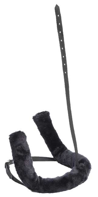 Zilco Black Zilco Shadow Blind Noseband for Harness Racing