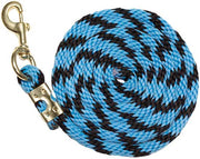 Zilco Lead Rope Blue/Black Zilco Braided Nylon Lead Rope 2 Tone 19 mm