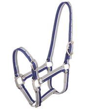 Zilco Headcollar Blue/Grey / Cob Striped Headcollar