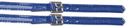 Zilco Blue Zilco Patent Race Stirrup Straps 75cm
