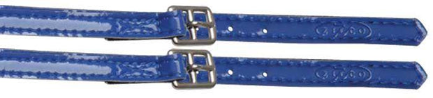 Zilco Blue Zilco Patent Race Stirrup Straps 75cm
