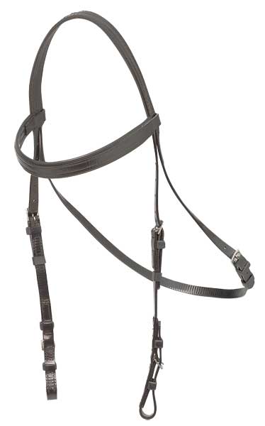 Zilco Brown/Black Trim Zilco Exercise Race Bridle