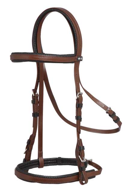 Zilco Brown Zilco Padded Race Bridle