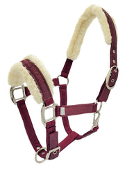 Zilco Headcollar Burgundy / Cob Dazzle Equestrian Halter