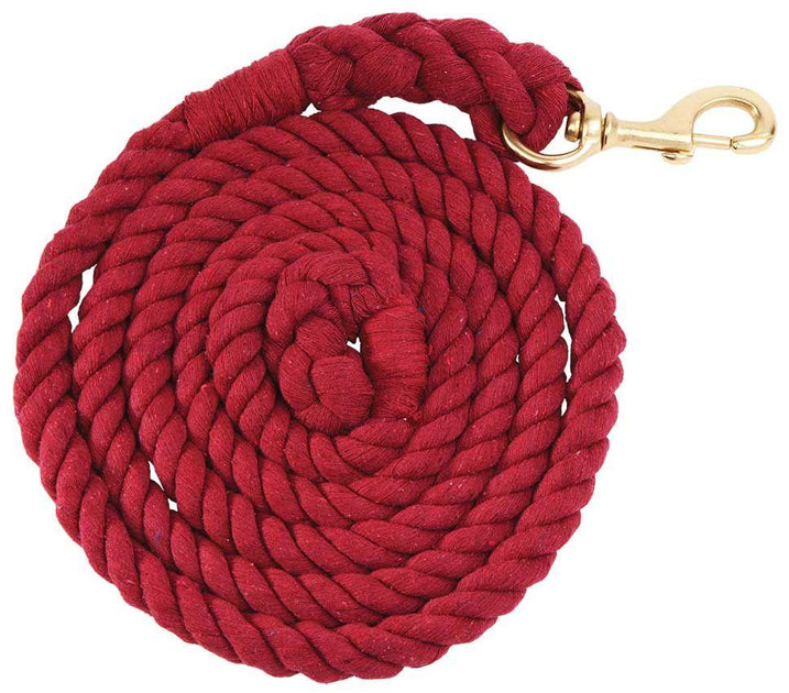 Cotton Lead Rope 19mm Brass Snap from Zilco – Riding & Harness Stuff