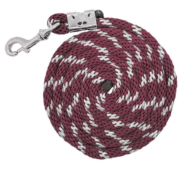 Zilco Lead Rope Burgundy Shimmer Lead Rope