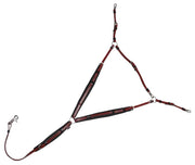 Zilco Bridle Burgundy Zilco Endurance Marathon Breastplate Deluxe Stainless Steel Fittings - Arab