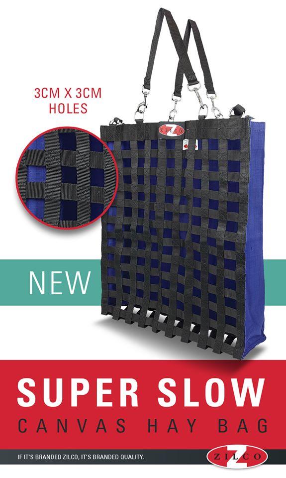 Canvas Slow Feeder Hay Bag from Zilco Riding & Harness Stuff