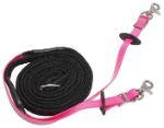 Zilco Reins Cerise Pink Zilco Endurance Reins - Woven Grip Stainless Steel Fittings