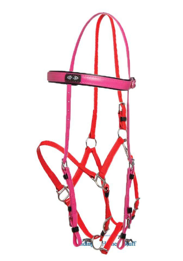 Zilco Cerise / Red Zilco Deluxe Endurance Bridle Complete - Arab