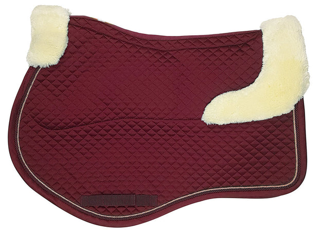 Zilco Saddlecloth Claret Zilco Estate Fleece Jumping Saddlecloth