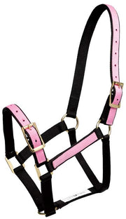 Zilco Headcollar Cob / Pink/Black Zilco "Overlay" Headcollar