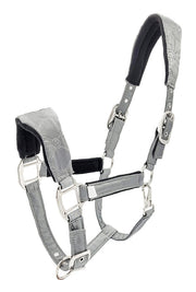 Zilco Headcollar & Lead Cob / Silver Zilco Shimmer Headcollar