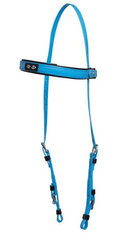 Zilco Bridle Cyan Blue Zilco Deluxe Endurance Bridle 2 Part Stainless Steel Fitting - Bridle Part