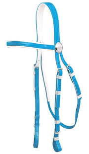 Zilco Cyan/White Zilco SS Race Bridle