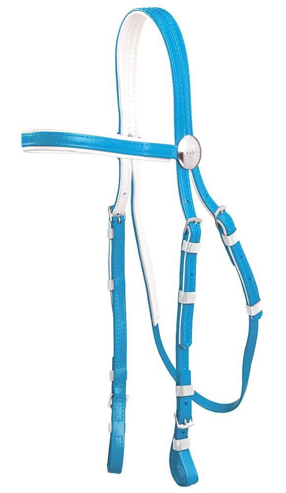 Zilco Cyan/White Zilco SS Race Bridle