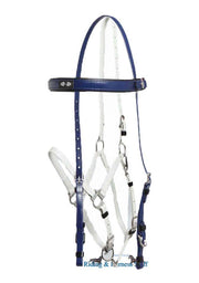 Zilco Dark Blue / White Zilco Deluxe Endurance Bridle Complete - Arab