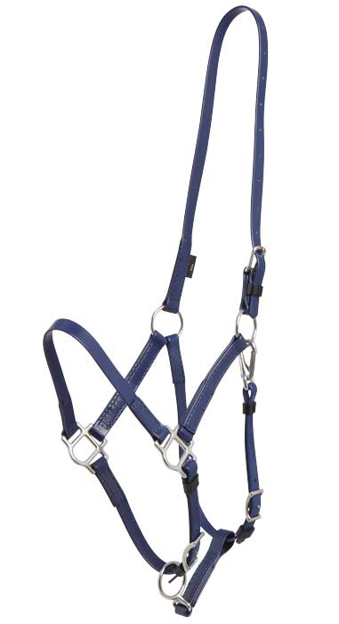 Zilco Bridle Dark Blue Zilco Deluxe Endurance Bridle 2 Part Stainless Steel Fitting - Halter Part