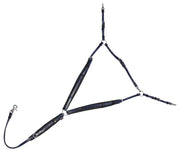 Zilco Bridle Dark Blue Zilco Endurance Marathon Breastplate Deluxe Stainless Steel Fittings - Arab